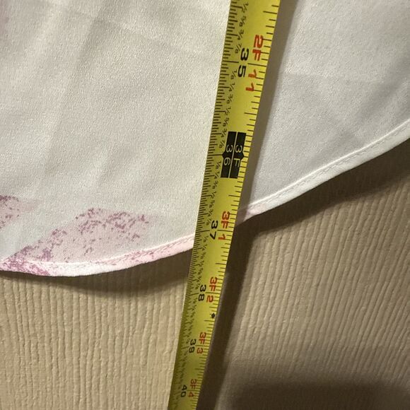 Vince Camuto Pink/black/white Graphic Design Sleeveless Top Size L - Picture 3 of 8